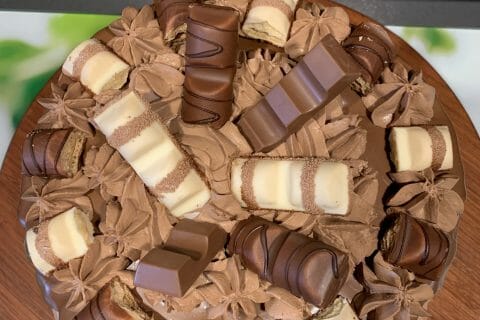 Cliquez pour zoomer ! Layer cake Kinder Bueno Thermomix par Ariane83190