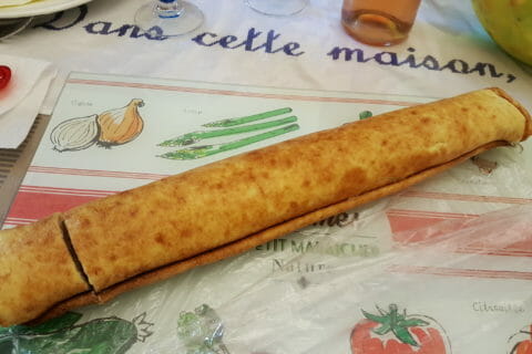 Cliquez pour zoomer ! Roulé aux courgettes et au saumon fumé Thermomix par carodlt34