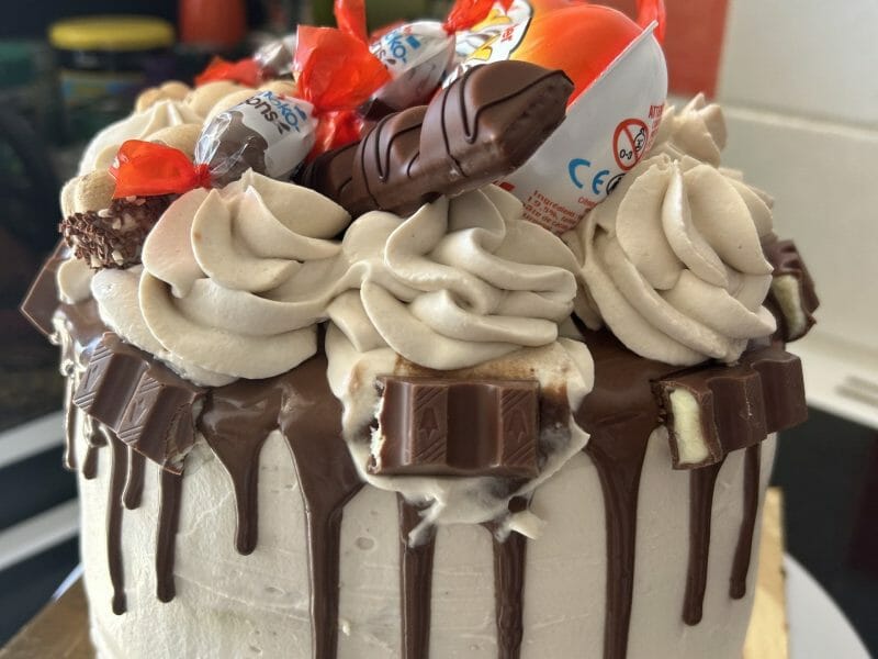 Cliquez pour zoomer ! Layer cake Kinder Bueno Thermomix par nawelle57100