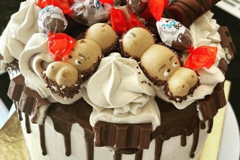 Cliquez pour zoomer ! Layer cake Kinder Bueno Thermomix par nawelle57100