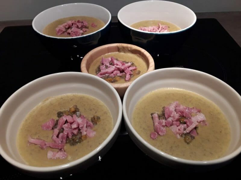 Cliquez pour zoomer ! Velouté de lentilles vertes Thermomix par Jomaze