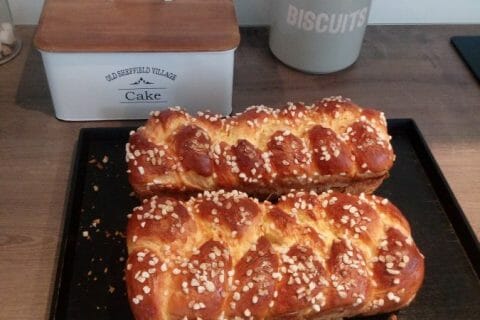 Cliquez pour zoomer ! Brioche tressée à la mie filante Thermomix par Jomaze