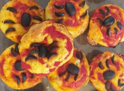 Cliquez pour zoomer ! Muffins salés façon pizza Thermomix par Jomaze