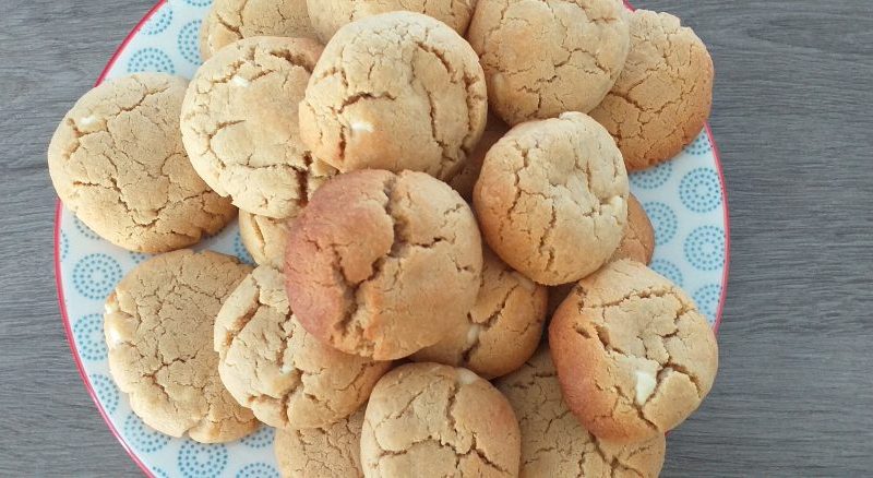Cliquez pour zoomer ! Cookies beurre de cacahuète et pépites de chocolat Thermomix par Jomaze