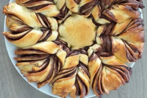 Cliquez pour zoomer ! Brioche étoilée au Nutella Thermomix par Jomaze