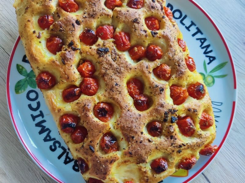 Cliquez pour zoomer ! Focaccia des Pouilles Thermomix par paupaumasa