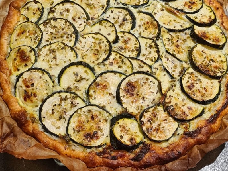Cliquez pour zoomer ! Tarte courgettes et ricotta Thermomix par Losinet