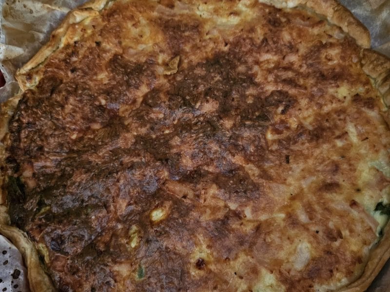Cliquez pour zoomer ! Tarte aux poireaux et jambon Thermomix par sali91