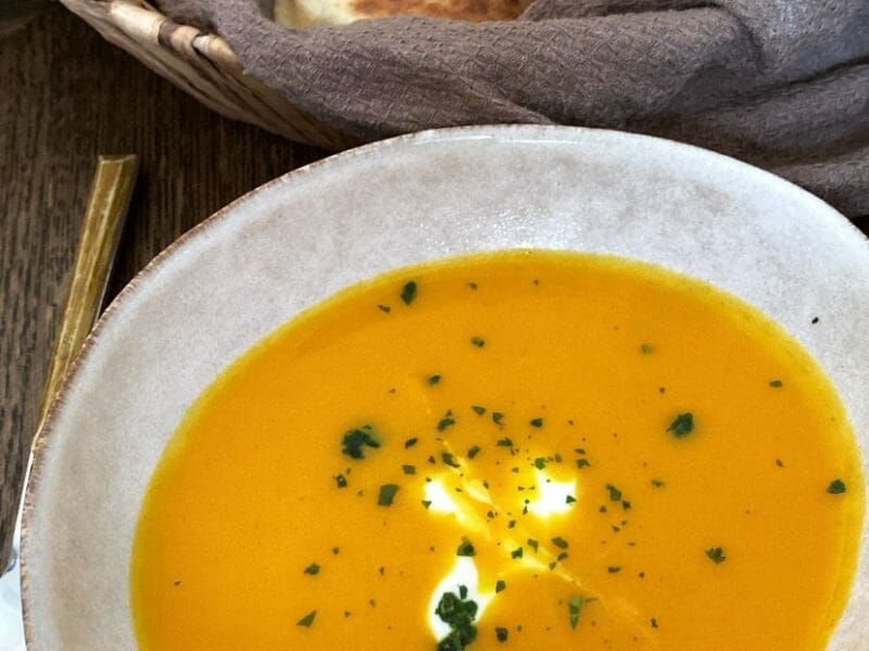 Cliquez pour zoomer ! Velouté de patate douce au lait de coco Thermomix par hafsaELK