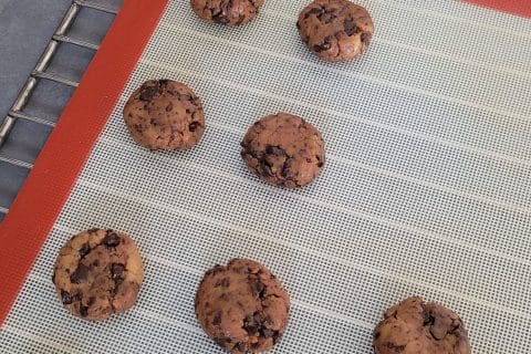 Cliquez pour zoomer ! Cookies beurre de cacahuète et pépites de chocolat Thermomix par orelieee