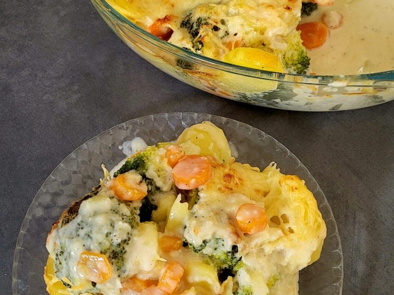 Cliquez pour zoomer ! Gratin de pommes de terre et brocolis Thermomix par orelieee