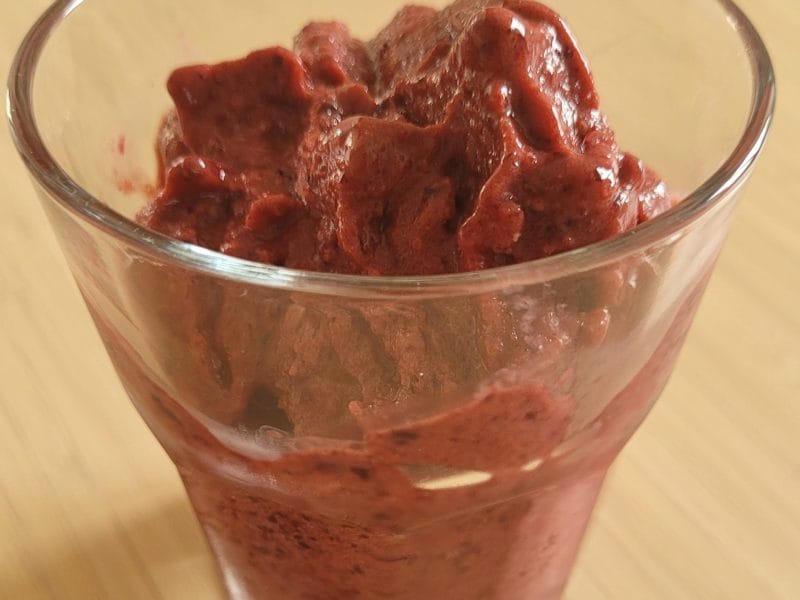 Cliquez pour zoomer ! Sorbet aux cerises Thermomix par orelieee