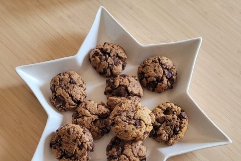 Cliquez pour zoomer ! Cookies beurre de cacahuète et pépites de chocolat Thermomix par orelieee