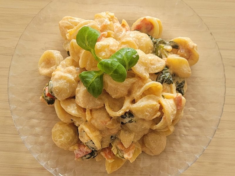 Cliquez pour zoomer ! Pâtes tomates cerises et ricotta Thermomix par orelieee