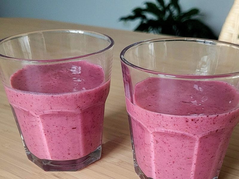 Cliquez pour zoomer ! Smoothie fruits rouges et banane Thermomix par orelieee