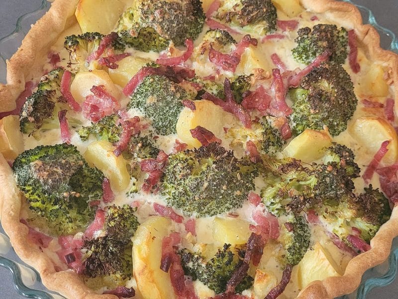 Cliquez pour zoomer ! Quiche au brocoli et jambon Thermomix par orelieee