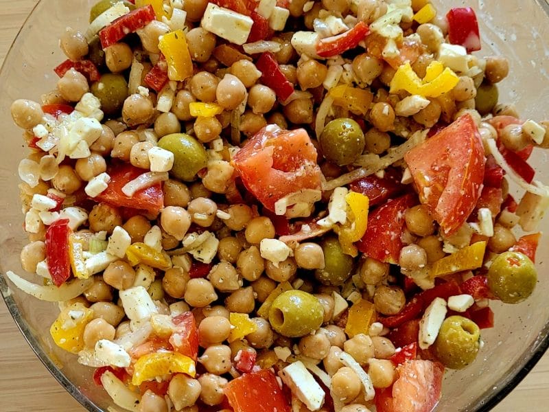 Cliquez pour zoomer ! Salade de pois chiches Thermomix par orelieee