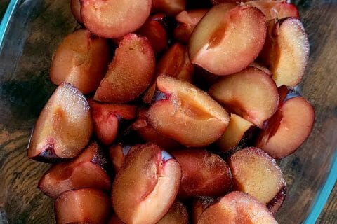 Cliquez pour zoomer ! Crumble aux mirabelles Thermomix par orelieee