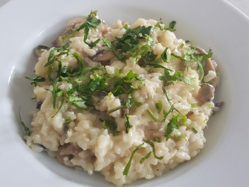 Cliquez pour zoomer ! Risotto au gorgonzola et champignons Thermomix par jessy