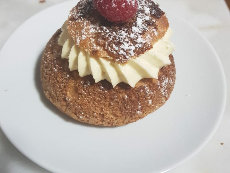 Cliquez pour zoomer ! Choux craquelin fraises chantilly Thermomix par jessy