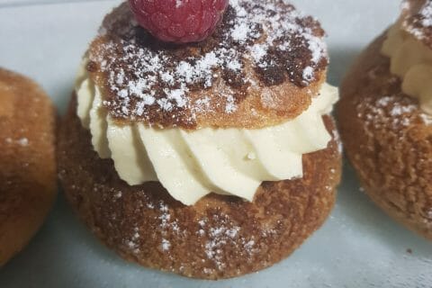 Cliquez pour zoomer ! Choux craquelin fraises chantilly Thermomix par jessy