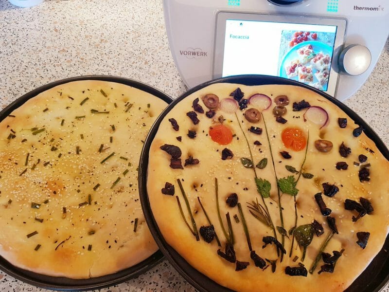 Cliquez pour zoomer ! Focaccia Thermomix par EminaLi