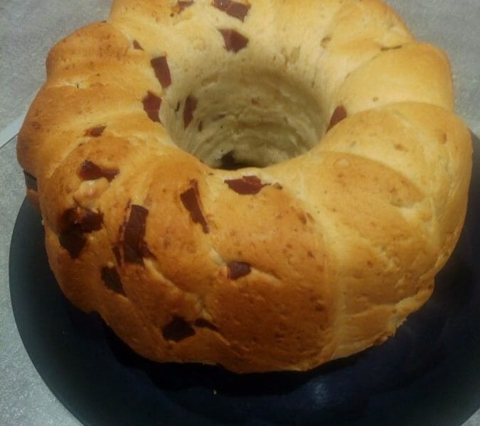 Cliquez pour zoomer ! Kouglof magret de canard et pistaches Thermomix par Delphine77et17