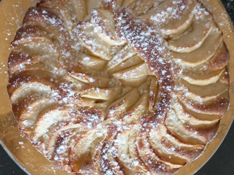 Cliquez pour zoomer ! Gâteau aux pommes et mascarpone Thermomix par enavantlacuisine