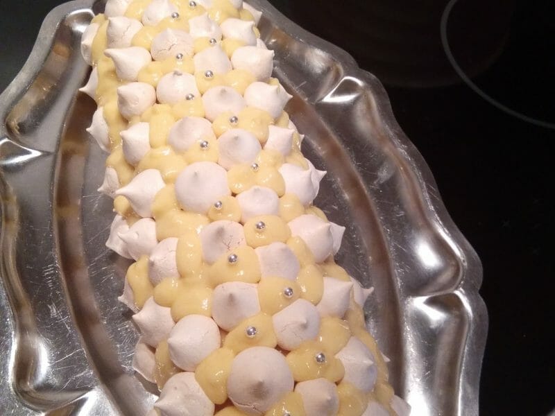 Cliquez pour zoomer ! Bûche au citron meringuée Thermomix par vivi676