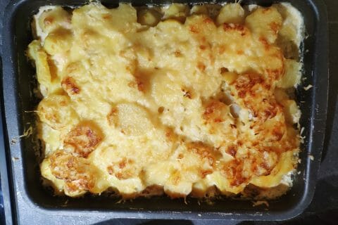 Cliquez pour zoomer ! Gratin aux deux saumons au Thermomix