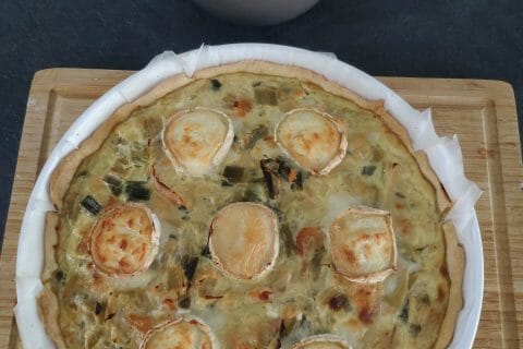Cliquez pour zoomer ! Tarte aux poireaux au Thermomix