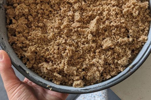 Cliquez pour zoomer ! Crumb cake framboises Thermomix par mariepetitelune