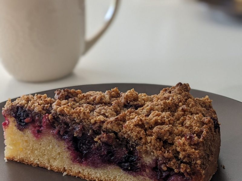 Cliquez pour zoomer ! Crumb cake framboises Thermomix par mariepetitelune