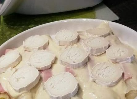 Cliquez pour zoomer ! Gratin de poireau au jambon Thermomix par BOUBOU06600