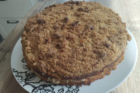 Cliquez pour zoomer ! Tarte aux pommes façon crumble Thermomix par meher