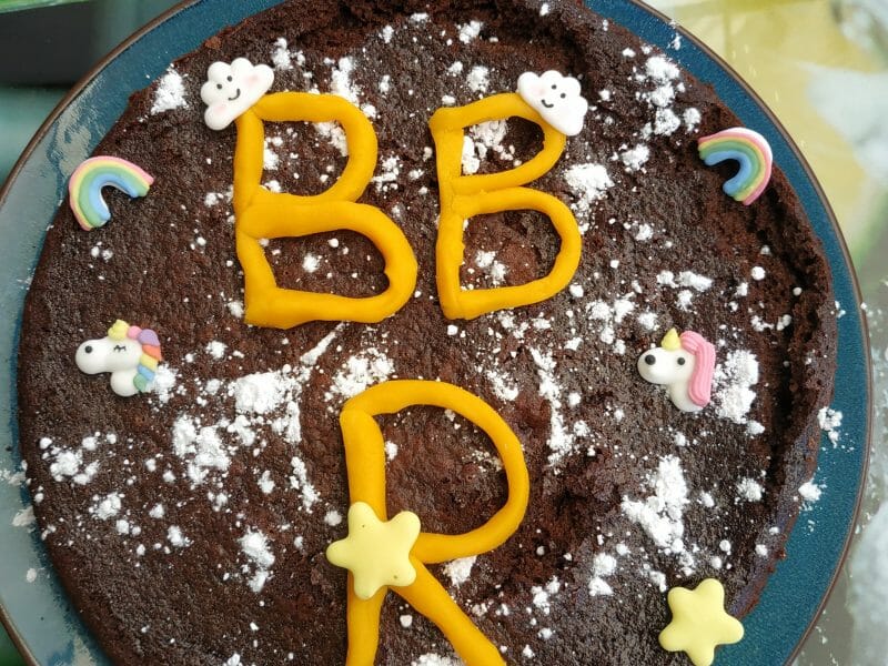 Cliquez pour zoomer ! Gâteau au chocolat et courgettes Thermomix par Chacoco63