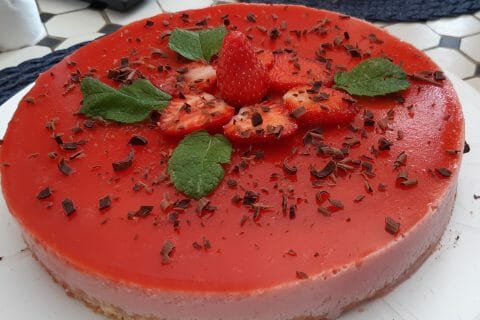 Cliquez pour zoomer ! Bavarois aux framboises Thermomix par louloutedeco
