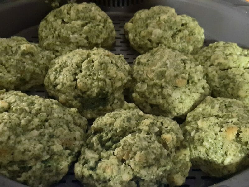 Cliquez pour zoomer ! Boulettes d’épinards et parmesan Thermomix par louloutedeco