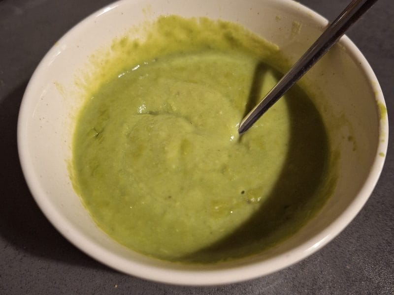 Cliquez pour zoomer ! Velouté de petits pois Thermomix par anthelyxe