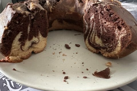 Cliquez pour zoomer ! Gâteau zébré Thermomix par Yas192