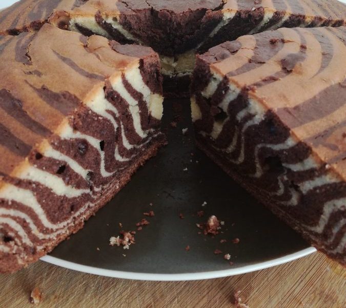 Cliquez pour zoomer ! Gâteau zébré Thermomix par Jennydenizet40