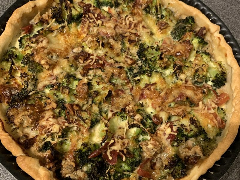 Cliquez pour zoomer ! Tarte aux brocolis et roquefort Thermomix par kikou 68