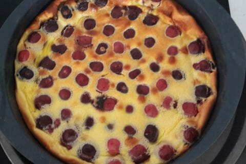 Cliquez pour zoomer ! Clafoutis aux cerises au Thermomix
