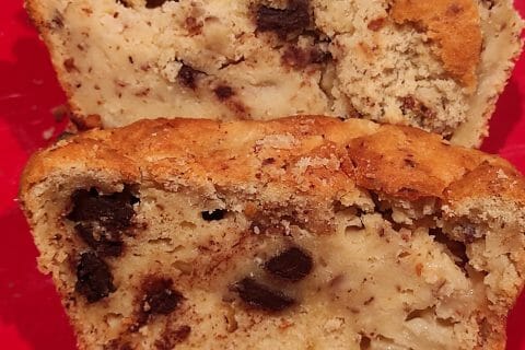Cliquez pour zoomer ! Cake banane et pépites de chocolat Thermomix par Madnath