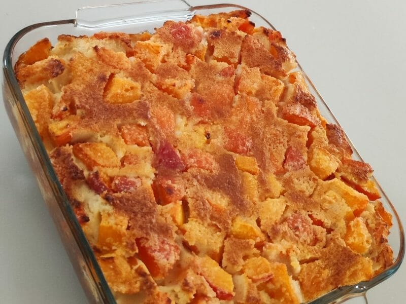 Cliquez pour zoomer ! Clafoutis aux pêches Thermomix par laetmd