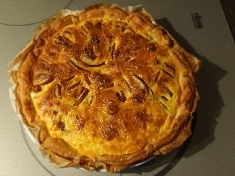 Cliquez pour zoomer ! Tarte reblochon à la poire Thermomix par delphine42000