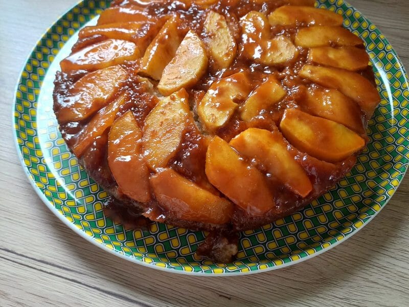 Cliquez pour zoomer ! Gâteau renversé aux pommes caramélisées Thermomix par mariotte84