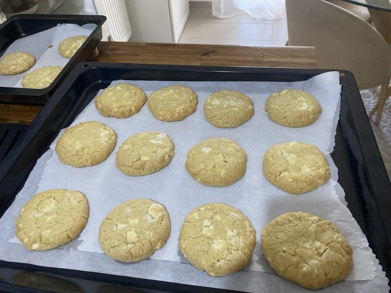 Cliquez pour zoomer ! Cookies aux pépites de chocolat blanc Thermomix par soumayaa84