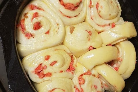 Cliquez pour zoomer ! Brioche aux pralines roses Thermomix par Dalel