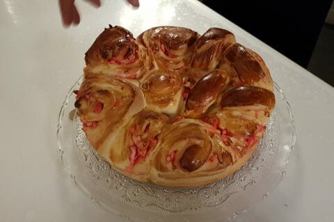 Cliquez pour zoomer ! Brioche aux pralines roses Thermomix par Dalel